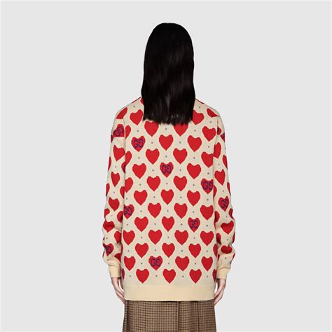 gucci hearts sweater